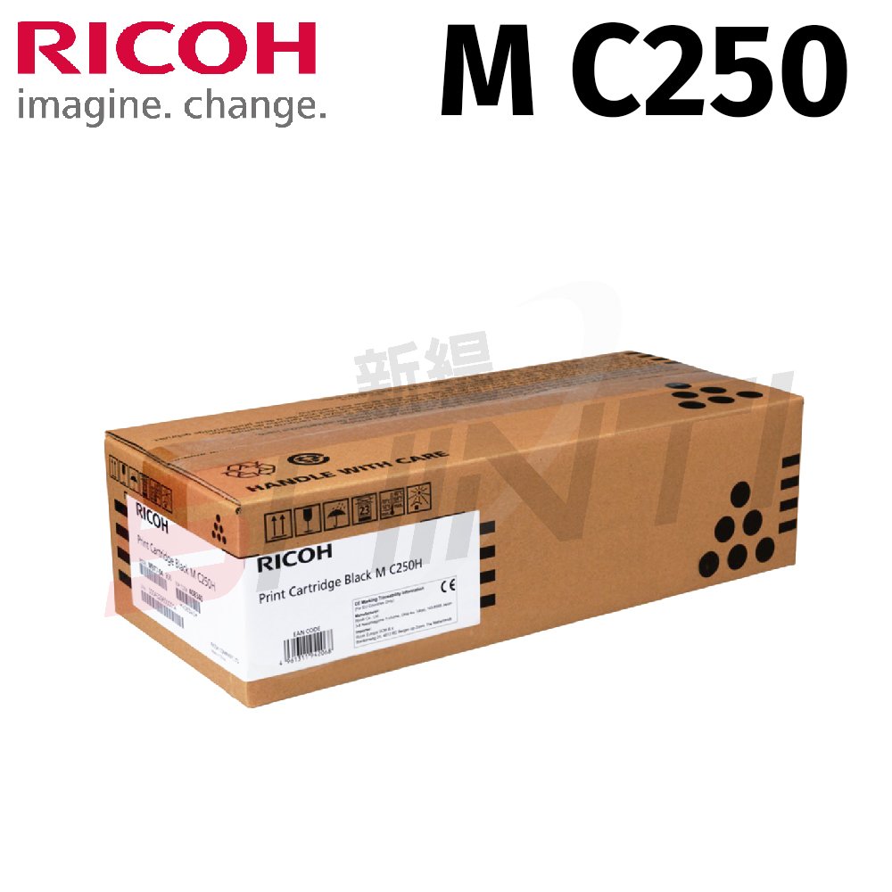 RICOH M C250 408356黑色原廠碳粉匣 適用M C250FWB P C300W