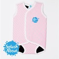 《Splash About 潑寶》包裹式保暖泳衣 - 粉紅格紋