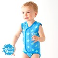 《Splash About 潑寶》包裹式保暖泳衣-活力滿天星/海藍