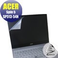 【Ezstick】ACER Spin 5 SP513-54N 特殊規格 靜電式筆電LCD液晶螢幕貼 (可選鏡面或霧面)