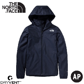 【The North Face 女 DV 防水外套《深藍》】4N9V/防水透氣衝鋒衣/風雨衣