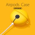 airpods 保護套 1代 2代 鈴鐺 哆啦A夢 小叮噹 叮噹貓 珍奶 柴犬 麻將 漢堡 薯條 DJ 唱盤