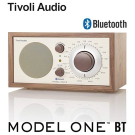 【Tivoli Audio】 Model One BT AM/FM 藍芽桌上型收音機(胡桃木)(白色)
