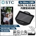 數位小兔【STC 內置型減光鏡 ND8/16/32/64 for Nikon Z】公司貨 Z5 Z6 Z7 Z6II