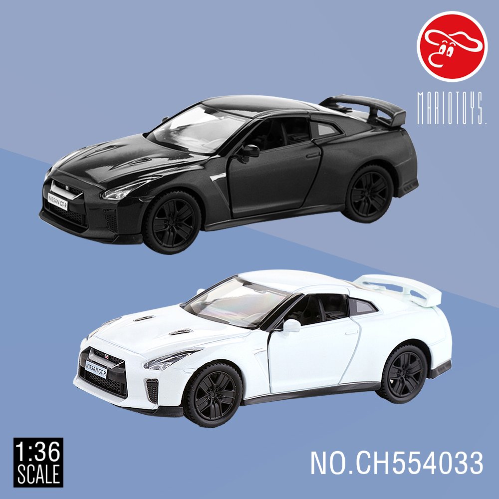 【瑪琍歐玩具】1:36 Nissan GTR 授權合金迴力車/CH554033