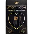 Smart Cable雙向正反插充電傳輸線 (黑) (安卓Micro USB)