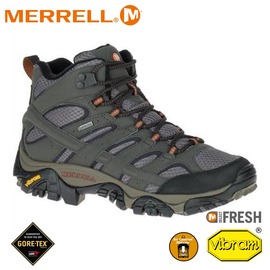 【MERRELL 美國 女 MOAB 2 MID GORE-TEX登山鞋《深灰》】ML06062/健行鞋/登山