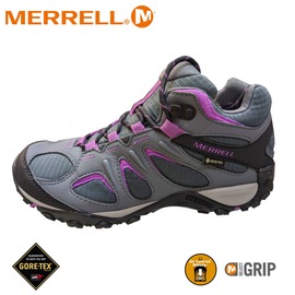 【MERRELL 美國 女 YOKOTA SPORT MID GORE-TEX登山鞋《鐵灰/紫》】ML035740