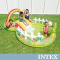 【INTEX】彩虹花園戲水池/滑水道290x180x104cm(450L)適用2歲+ 15120370(57154NP)