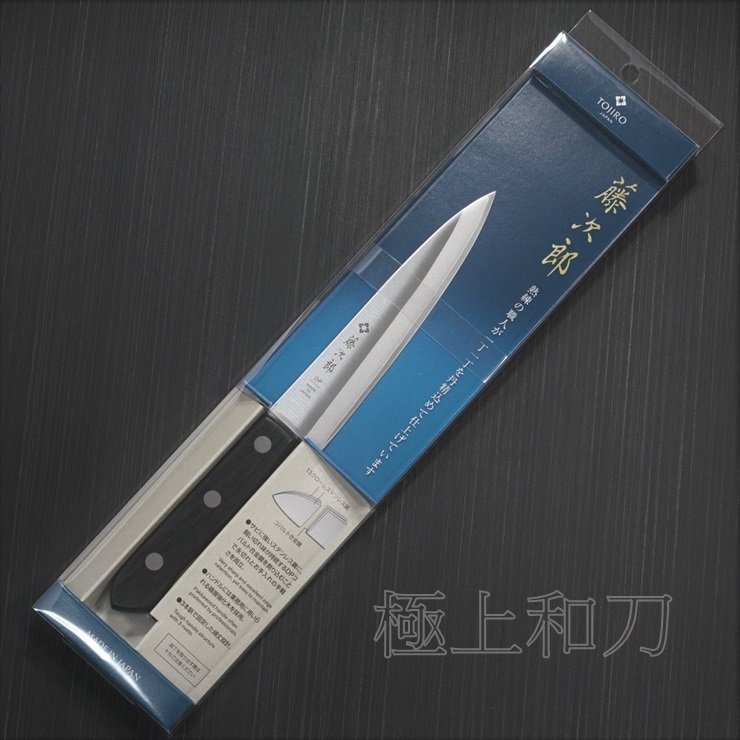 日本進口菜刀 藤次郎 VG10DP鈷合金不鏽鋼 小刀 水果刀 135mm F-313