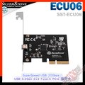 [ PCPARTY ] 銀欣 SilverStone ECU06 SuperSpeed USB 20Gbps / USB 3.2 Gen 2x2 Type-C PCIe 擴充卡
