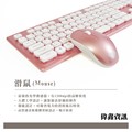 【3C小站】玫瑰金 香檳金 個性黑 無線鍵盤滑鼠組 鍵鼠組 薄膜式的唷!! 防水型鍵盤 !!無線鍵盤滑鼠組!~~(360元)