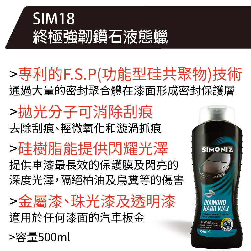 Simoniz 英國喜美奈專利 終極強韌鑽石液態蠟 強效款 Sim18 鈑金 板金 車用 車蠟 Pchome商店街 台灣no 1 網路開店平台 Simoniz 英國喜美奈專利 終極強韌鑽石液態蠟 強效款 Sim18 鈑金 板金 車用 車蠟 Pchome商店街 台灣no 1 網路開店平台