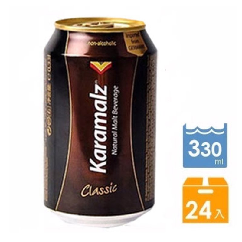 (24瓶特價$799) 【卡麥隆Karamalz】黑麥汁 鋁罐瓶裝(330ml/罐)x24入