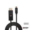 LINDY 林帝 43302 主動式 USB TYPE-C TO DISPLAYPORT 4K HDR 轉接線 2M