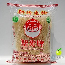 台灣聖光新竹純米米粉600g袋裝，100%純米製作，產銷履歷在來米，整顆米粒石磨米漿，無添加，Q彈，全素 IDUNN