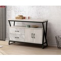 【台北家福】(MX653-5)奧蘿拉白橡色4尺餐櫃家具