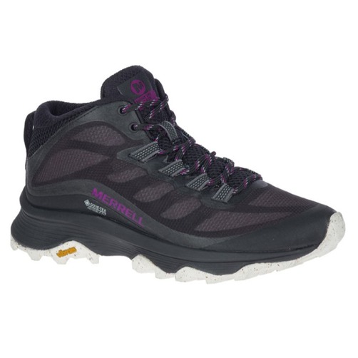 ├登山樂┤美國 MERRELL MOAB SPEED MID GORE-TEX 健行用慢跑女鞋 黑/紫 # ML135414