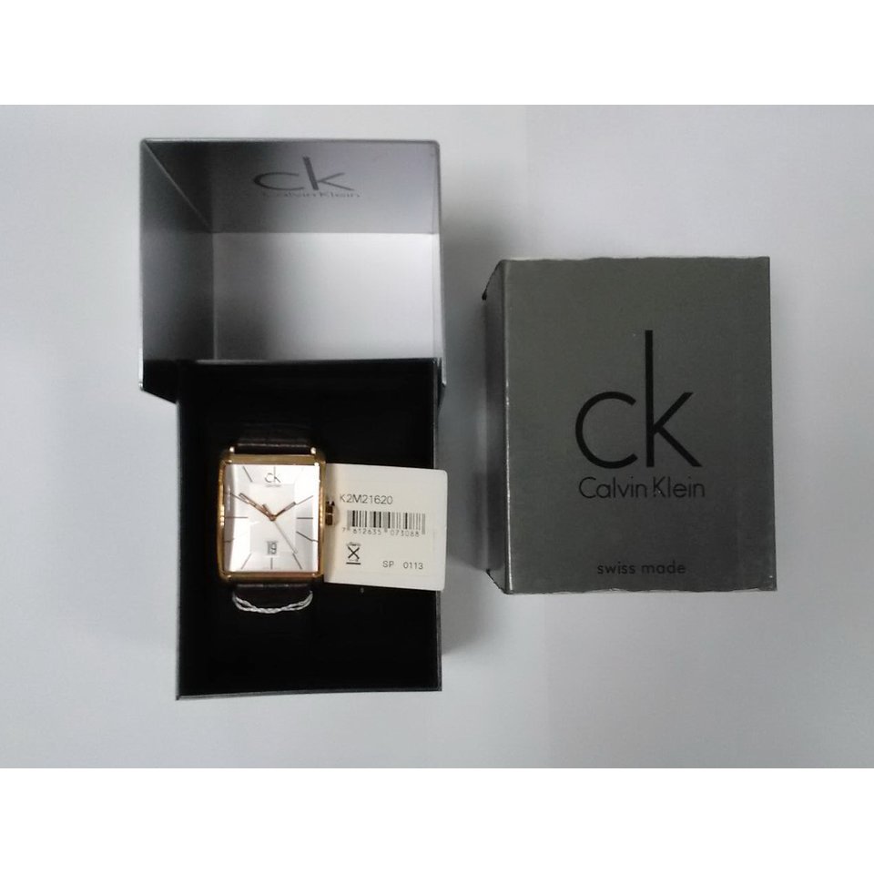 CASIO 時計屋 CK手錶 Calvin Klein中性錶 K2M21620 日常防水30米 9成新