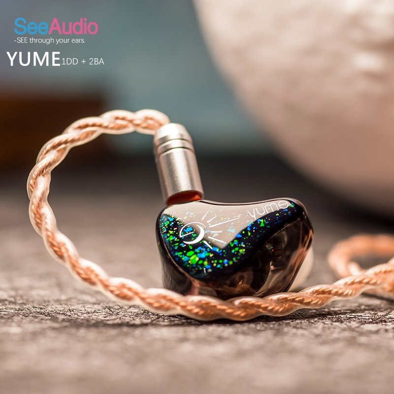 ｛音悅音響｝See Yume 圈鐵混合 兩動鐵一動圈 耳道式 入耳式 耳機 可換線