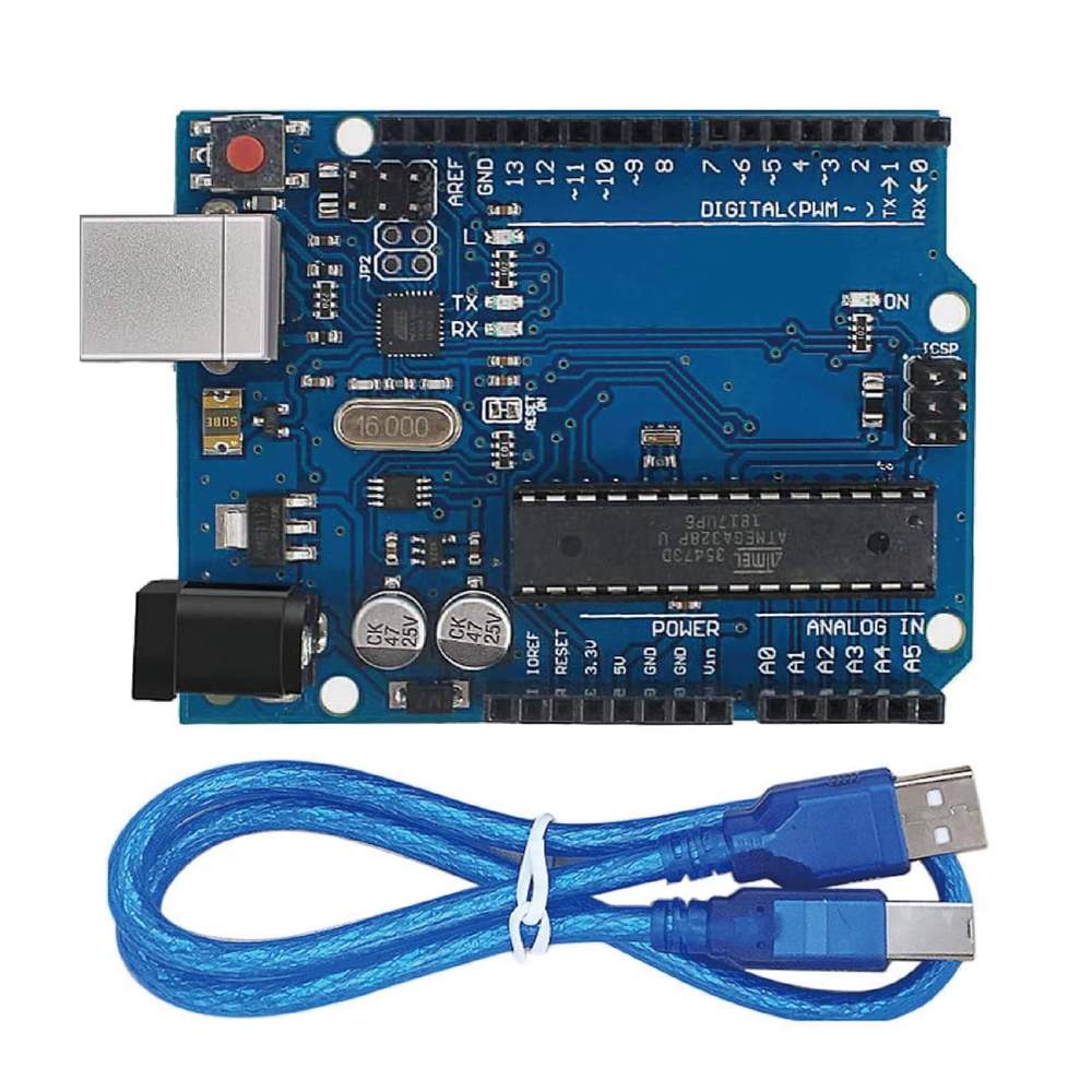 【樂意創客官方店】UNO R3 開發板 官方開源版 ATmega16U2 送傳輸線 適用 Arduino