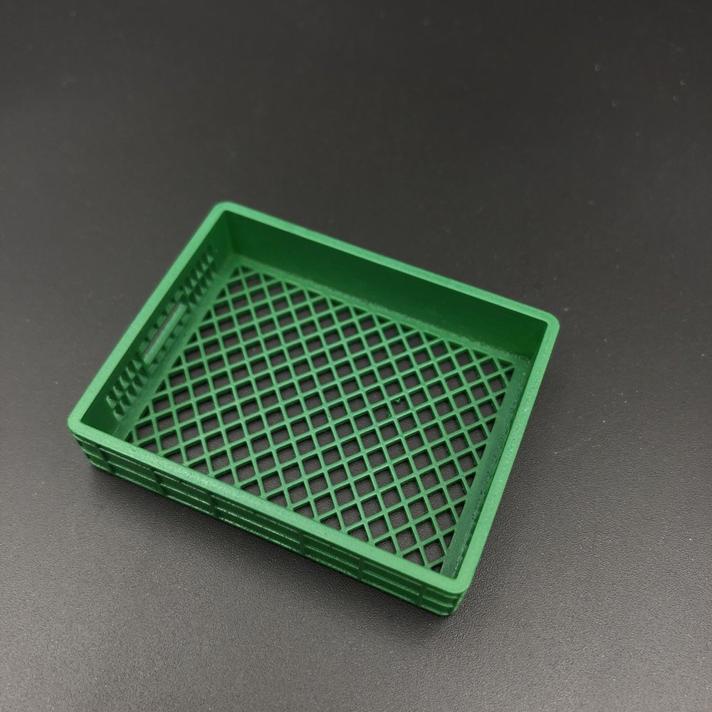MJ 現貨 Mr.Box 1/12 長方形 塑膠籃 綠色