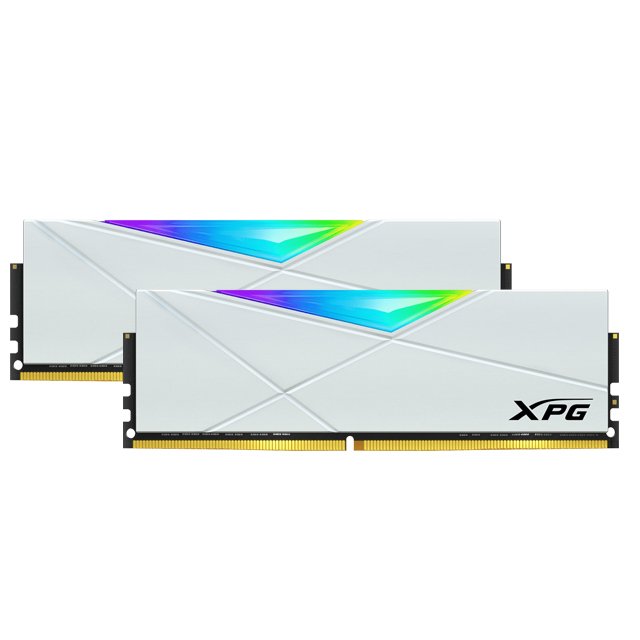 ADATA 威剛 XPG D50 DDR4-3200 16GB (8GB*2) RGB 炫光桌上型記憶體 白色 /紐頓e世界