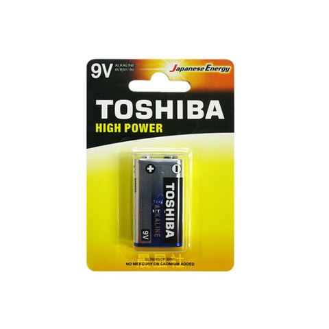 含稅【晨風社】東芝 TOSHIBA 9V 鹼性 電池 (1入)