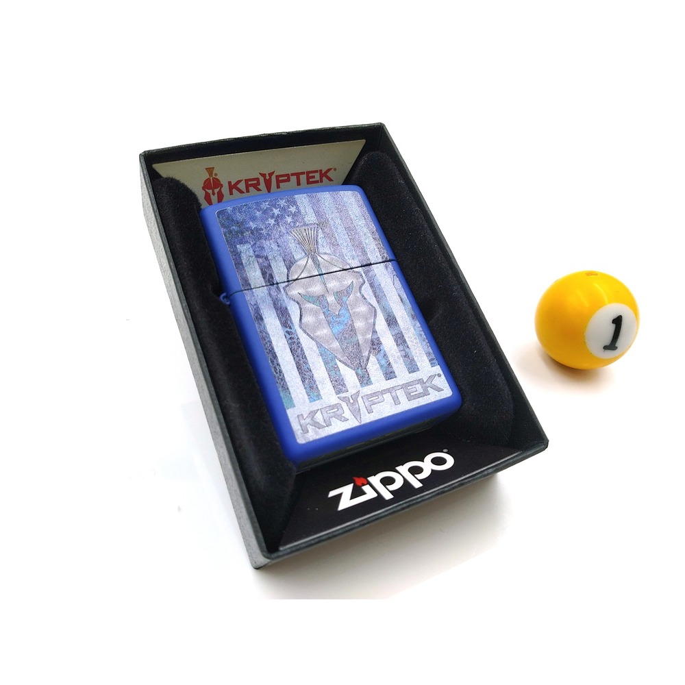 原廠正品附發票 美國ZIPPO打火機 Kryptek仿生迷彩聯名系列 (皇家藍消光烤漆-型號49179) ✦球球玉米斗✦