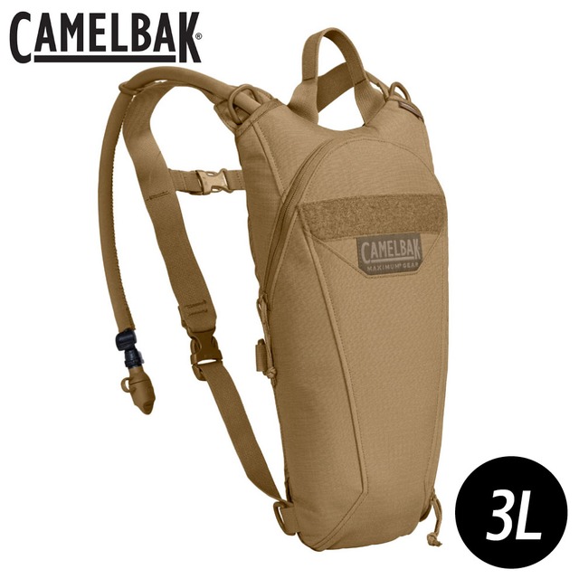 【CamelBak 美國 ThermoBak 3L 軍規水袋背包(附3L長水袋)《狼棕》】CBM1717201000