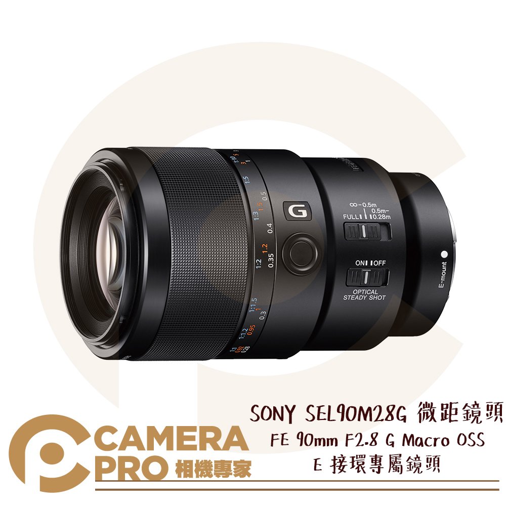 ◎相機專家◎ SONY SEL90M28G 微距鏡頭 FE 90mm F2.8 G Macro 公司貨
