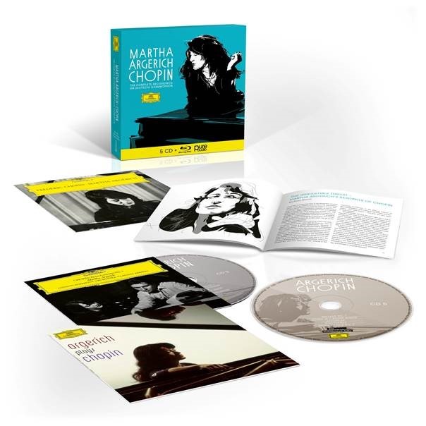 阿格麗希DG蕭邦錄音全集 (5CD+藍光音樂片) Martha Argerich Chopin / Complete Recordings on Deutsche Grammophon