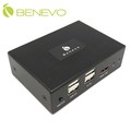 BENEVO磁吸型 2埠 HDMI+USB KVM電腦切換器
