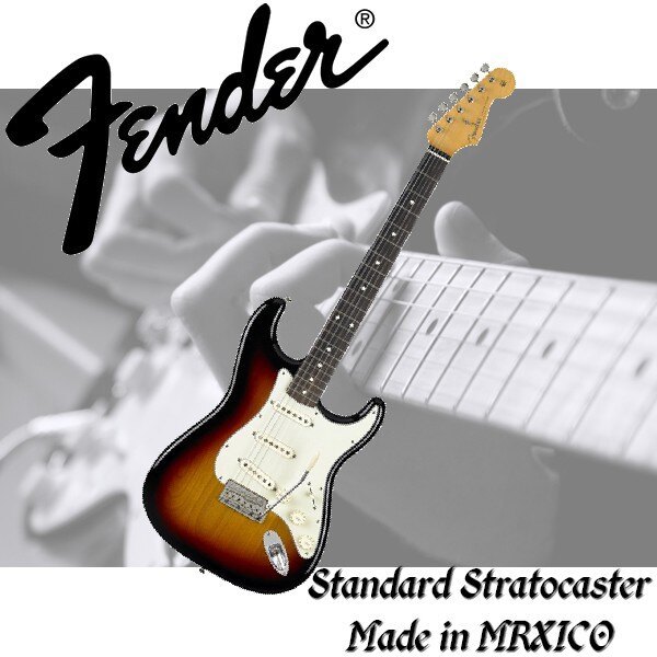 【非凡樂器】Fender Standard Stratocaster mexico 電吉他【原廠保固/漸層色】墨西哥廠