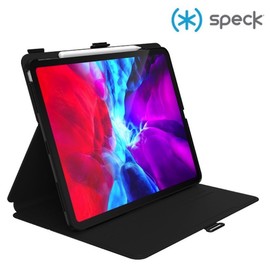 強強滾p-Speck iPad Pro 12.9吋(第4代) Balance Folio 多角度側翻皮套 黑色