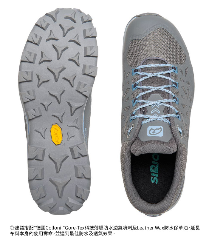 日本SIRIO】男新款Gore-Tex 短筒防水透氣登山健行鞋(輕量.防滑.耐磨 