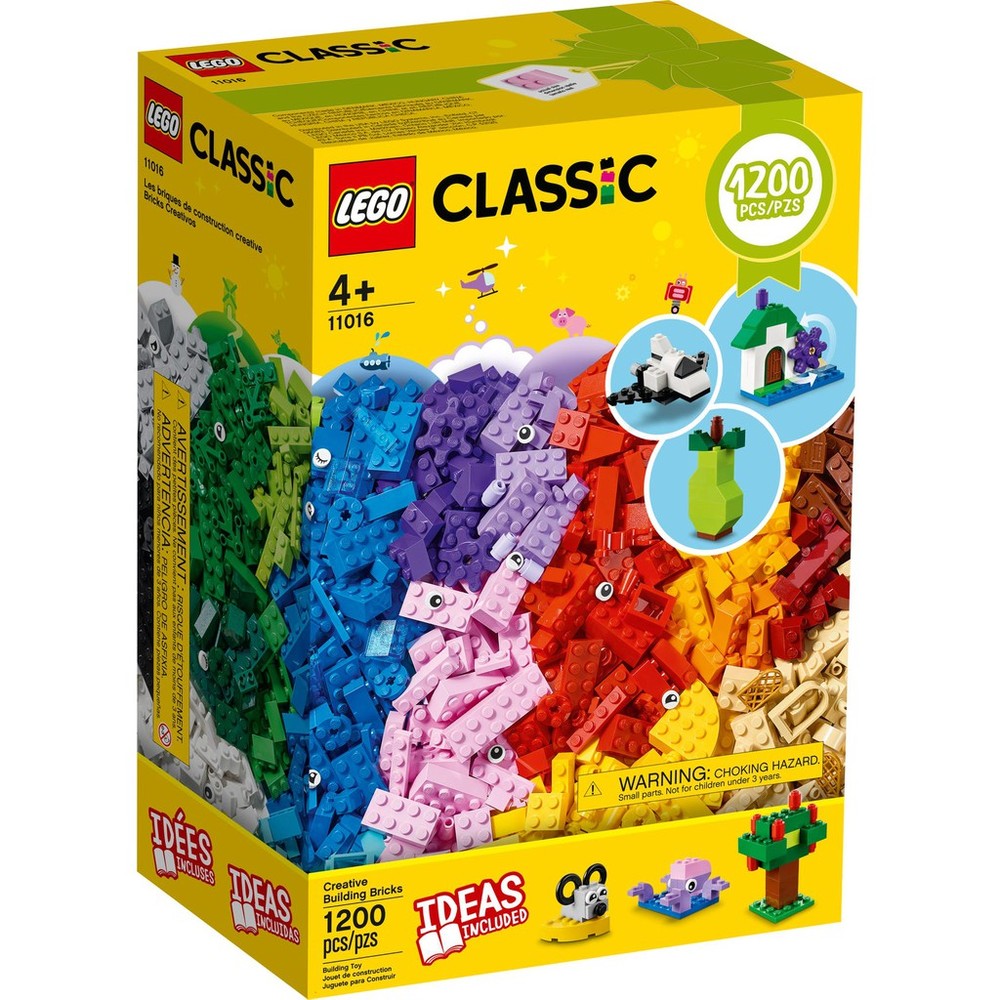 LEGO 樂高 11016 Classic-創意拼砌顆粒 1200pcs 外盒:38*26*14cm