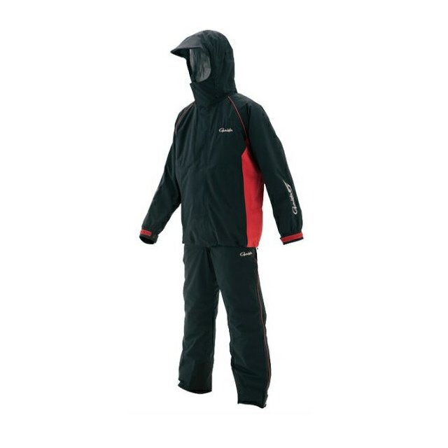 ◎百有釣具◎GAMAKATSU 防水透氣 釣魚套裝 GM-3459 規格:L黑色 衣褲2件式