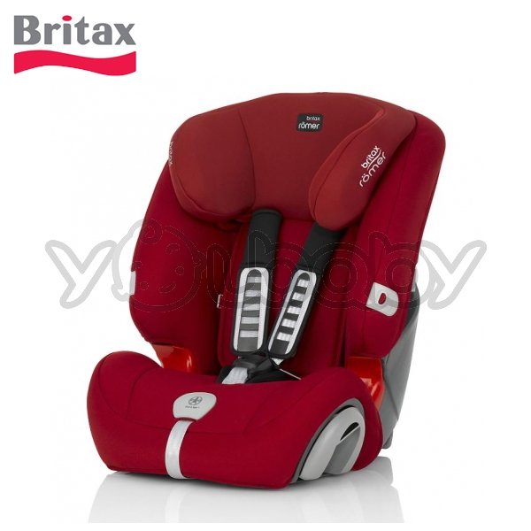 Britax EVOLVA 1-2-3 PLUS 旗艦成長型汽車安全座椅/汽座(9個月~12歲) -紅色(BX22872)