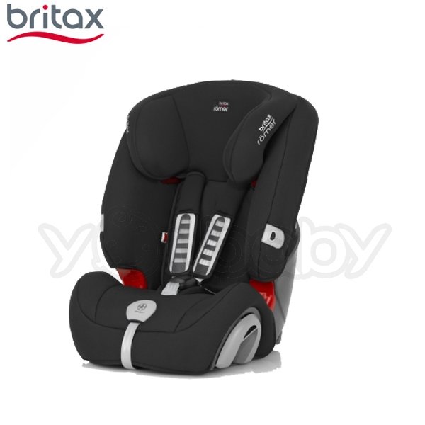 Britax EVOLVA 1-2-3 PLUS 旗艦成長型汽車安全座椅/汽座(9個月~12歲) -黑色(BX22871)