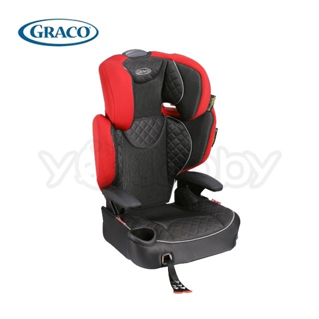 GRACO AFFIX 3-12歲成長型輔助汽座 -紅桃皇后 / 幼兒汽車安全座椅(安全帶版) 增高墊.輔助座墊