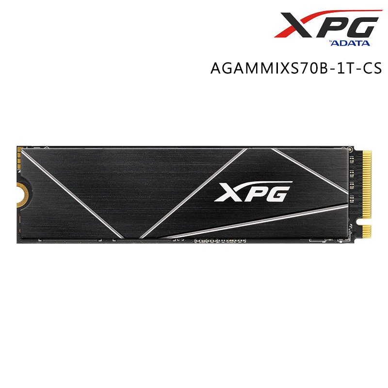 ADATA 威剛 XPG GAMMIX S70 BLADE 1TB PCIe 4.0 M.2 2280 SSD 固態硬碟 AGAMMIXS70B-1T-CS