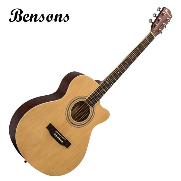 亞洲樂器 Bensons BF610C 40吋平光 切角民謠吉他、贈琴袋.CAPO.匹克5片.背帶