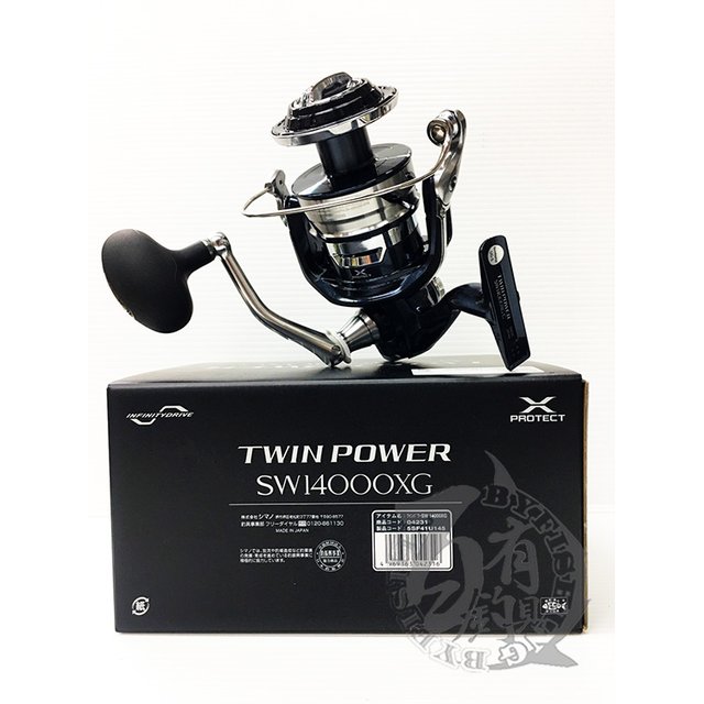 ◎百有釣具◎SHIMANO 21 TWIN POWER SW 紡車捲線器 規格:8000PG/8000HG/10000PG  /10000HG/14000XG-PG )