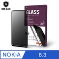 T.G Nokia 8.3 5G 全包覆滿版鋼化膜手機保護貼-防窺(防爆防指紋)