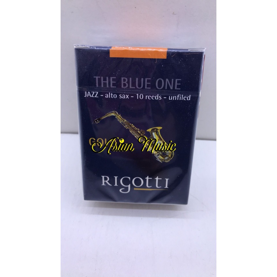亞洲樂器 Rigotti The Blue One 中音薩克斯風竹片-10片裝、法國製造、Alto/中音、2號