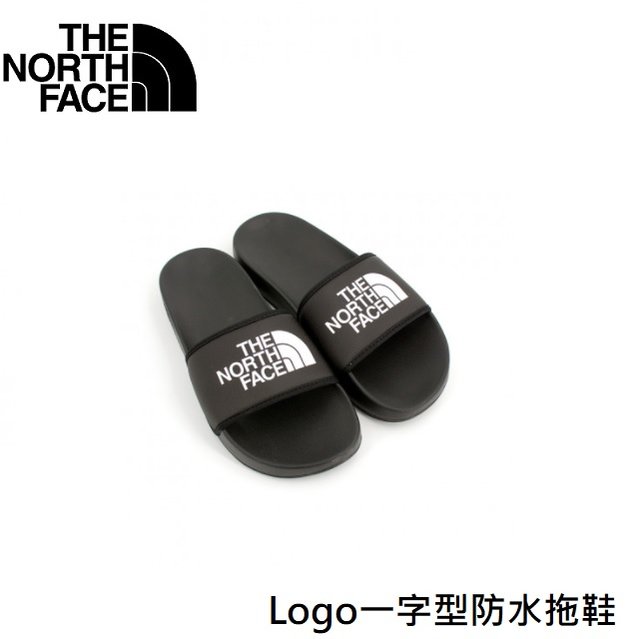 [ THE NORTH FACE ] 男 Logo一字型防水拖鞋 黑 / NF0A4T2RKY4 {29}