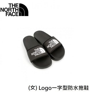 the north face 女 logo 一字型防水拖鞋 黑 nf 0 a 4 t 2 sky 4 { 23 }