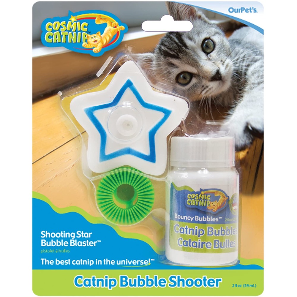 美國 Cosmic Catnip 宇宙貓 100%天然貓草泡泡 - 射擊之星發射器 貓薄荷 貓草 貓玩具