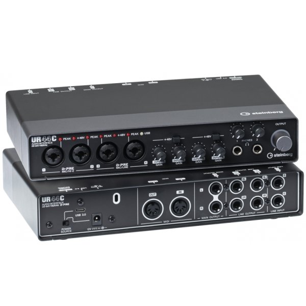 亞洲樂器 Steinberg UR44C 錄音介面 USB3.0介面 32-bit/ 192kHz取樣率、直播
